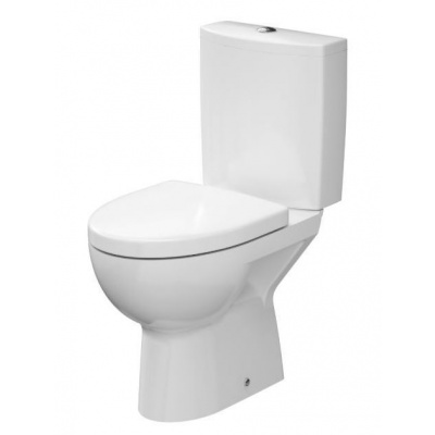 Cersanit PARVA 020 WC-kombi zvisl.odp, prívod vody z boku+sedátko duroplast, Biela K27-003 K27-003