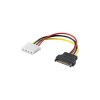 PremiumCord Napájacia redukcia SATA male - Molex 5.25