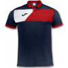 Joma Polokošeľa POLO SHIRT CREW II NAVY-RED S/S, veľkosť M