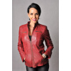 Max Original Leather Dámska kožená bunda 1176 red (2XL 54-56) - Red - 2XL