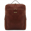 Veľký kožený batoh na notebook Bangkok – Tuscany Leather Farba: Hnedá