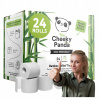 Neparfumovaný toaletný papier Cheeky Panda 24 ks