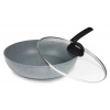 De Gusto Wok panvica STONITE 30 cm s odnímateľnou rukoväťou + pokrievka