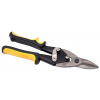 Nožnice na plech prevodové priame 250 mm, žltá rukoväť, XL-TOOLS