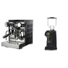Rocket Espresso Appartamento TCA, black/black + Eureka Helios 75, black