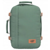 Cestovná taška CabinZero zelená, polyester, 44 l s priehradkou na laptop