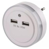 EMOS Noční světlo s 2 x USB + fotosenzor (P3313) 1456000100