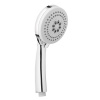AQUALINE Ručná masážna sprcha, 3 režimy, priemer 100mm, ABS / chróm SC089