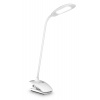 CONNECT IT CONNECT IT CLIP stolní Led lampička s klipem, int. baterie, USB-C, BÍLÁ