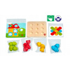 Mozaika Lucy&Leo 220 Color – drevená hra s veľkými kolíkmi a vzormi