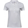 TEE JAYS TJ145 STRECH DELUX / Dámska polokošeľa - white XXXL