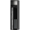 HANSGROHE XtraStoris Rock zapustená súprava na čistenie toalety s držiakom na toaletný papier, s dvierkami pre obklad, 145 x 595 x 140 mm, matná čierna, 56062670