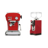 Ascaso Dream ONE, Love Red + Eureka Mignon Specialita, CR ferrari red