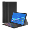 Techsuit CozyTab Puzdro (s RGB Bezdrôtovou Magnetickou Klávesnicou) - Lenovo Tab M10 Plus TB-X606F - Čierne KF2320807