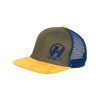 HAVEN Cyklistická čiapka - TRUCKER - šedá/hnedá L-XL
