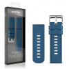 Řemínek silikonový ALIGATOR 22mm, modrý