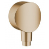 Hansgrohe FixFit prípojka hadice S so spätným ventilom a plast.kolienkom,kartáčový Bronz HG 26453140