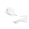 BELKIN BOOSTCHARGE 50W 2 porty USB-C biely + 1m USB-C kábel WCH019kq1MWH-B6