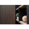DECOTEC Lamelový panel STOCKHOLM BLACK Šírka panelu: 60cm