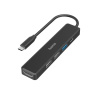 USB-C hub, viacportový, 5 portov, 3x USB-A, USB-C, HDMI™ - HAMA 00200117