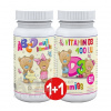 ABCD muLTi Gummies + D3 Gummies Clinical 1+1 pektínové bonbóny s malinovou príchuťou 2x60 ks