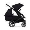 Rozšírenie pre kočík Joolz GEO3 (strieška, madlo, spodné adaptéry a kryty kolies) 2025 Geo3 duo komplet - Brilliant black - madlo Black carbon