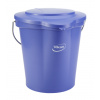 VIKAN Fialové plastové vedro s vekom 12l VIKAN 56868