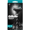 Gillette MACH 3 strojček Charcoal + 2x náhradná hlavica