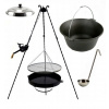 Záhradné ohnisko - Grill 55 navijak Iron Cauldron 11L veka (Grill 55 navijak Iron Cauldron 11L veka)