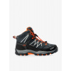 Detské topánky CMP Kids Rigel Mid Trekking Shoe Wp - antracite-flash orange