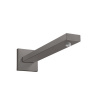 Hansgrohe Sprchové rameno 38,9 cm, hranatá verzia 27694340 kartačovaný čierny chróm