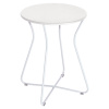 Fermob Odkladací stolík Fermob COCOTTE V.45cm - Cotton white (jemná štruktúra)
