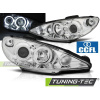 PREDNÉ SVETLÁ PEUGEOT 206 02- ANGEL EYES CHROM CCFL