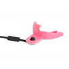 Chránič zubov s upevnením na prilbu SISU Tether Hot Pink Youth (výška do 150 cm)