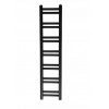 Regnis Retro, vykurovacie teleso 300x1650mm, 644W, čierna matná, RETRO165/30/D260/BLACK