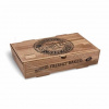 Schnitzel box (mikrovlnitá lepenka) kraft s potlačou 280 x 170 x 60 mm [100 ks]