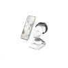 WG - Bezdrátová nabíječka WG37, 3v1 FAST MAGNET, 15W+3W+3W, bílá 12143