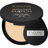 XXXX__Eveline Cosmetics (Eveline) Eveline Wonder Match matný kompaktní pudr s ochranným filtrem SPF30 02 Medium Beige 8g