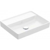 Villeroy & Boch Collaro umývadlo 55x44 cm obdĺžnik klasické umývadlo-umývadlo na nábytok biela 4A3358R1