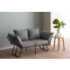 Dvojmiestna rozkladacia pohovka Viper 2-Seater - Light Grey