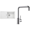 Set Blanco Favum XL 6 S + Blanco Mili Chróm biela
