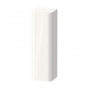 Duravit Happy D.2 Plus Vysoká skrinka, 134x40x36 cm, pánty vpravo, biela vysoký lesk HP1261R2222