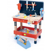 Tender Leaf Toys drevená pracovná dielňa s náradím 18 doplnkov TL8561