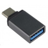 PREMIUMCORD Adapter USB 3.1 C/male - USB 3.0 A/female, metal grey, OTG kur31-03