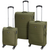 Sada cestovných kufríkov 3 ks zelená