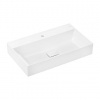 Hansgrohe Xevolos E - Umývadlo 80x48 cm, bez prepadu, s otvorom na batériu, SmartClean, biela 61096450