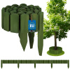 Záhradný plot palisádový drevený obrubník poháňaný zelený 200x10 cm