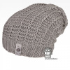 Dráče Merino pletená čiapka Dráča - Harmony 19, sivá Farba: Sivá, Veľkosť: 48-50