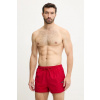 Plavkové šortky Calvin Klein červená farba, LV00N61110 L