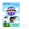 Omaľovanka A4 Akim - Krtko cestovateľ